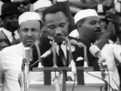 Martin Luther King - I Have a Dream speech Stock Footage