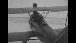 Camera plane takes off to escort Byrd Arctic Expedition northward in 1926 News Clip