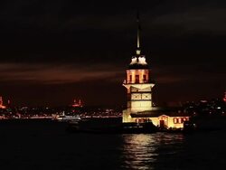 HD: Maiden Tower. Istanbul, TURKEY Stock Footage