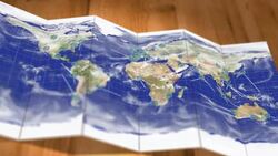 Global World Map Network Connections Communication Stock Footage