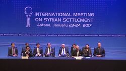 VOICED : Pacto Rusia Turquia Iran para consolidar alto el fuego en Siria News Clip