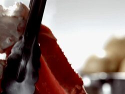 SLO MO ECU View of gloving hand lifts crab legs with tongs through steam / Los Angeles,CA,USA Stock Footage