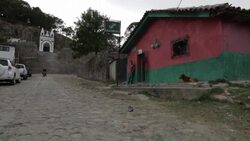 Cobblestone Street Stock Footage