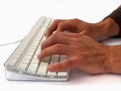 Typing Stock Footage