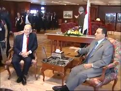 Israeli Prime Minister Olmert in Egypt for talks with President Mubarak News Clip