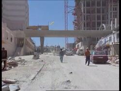 Jordan - Reaction from Bin Laden company News Clip