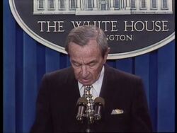 USA: WARREN CHRISTOPHER: MIDDLE EAST PEACE TALKS News Clip