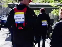 Run for the Parks, Remembering Boston Marathon Stock Footage
