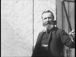 Men in beards acting, posing for camera Stock Footage