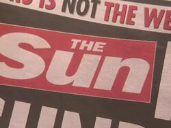 Sun Newspaper Stock Shots News Clip