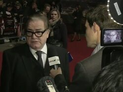 Brian Cox at the Coriolanus Gala Premiere: 55th London Film Festival at London England. (Footage by WireImage Video/Getty Images Entertainment Video) Stock Footage