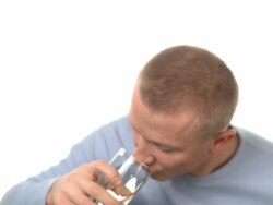 Drinking Water Stock Footage