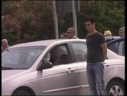 WRAP Israel marks Holocaust memorial day, Olmert laying wreath News Clip