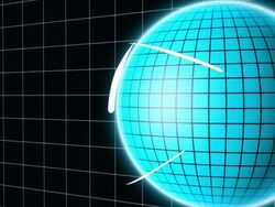 Grid sphere Stock Footage