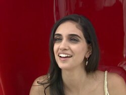 INTERVIEW Liraz Charhi on how her music comes from her family roots at the Fair Game Interview: Cannes Film Festival 2010 at Cannes . (Footage by WireImage Video/GettyImages) Stock Footage