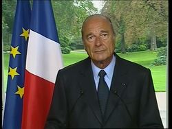 Chirac says FM to visit MidEast over French hostage crisis News Clip