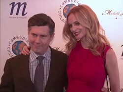 Chris Parnell and Heather Graham at An Evening To Raise Awareness And Celebrate Cambodian Children's Fund Stock Footage