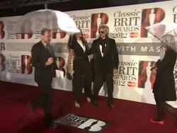 Andrea Bocelli at Classic BRIT Awards at Royal Albert Hall on October 2, 2012 in London, England (Footage by WireImage Video/Getty Images Entertainment Video) Stock Footage