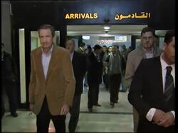Saddam set to sue Bush and Blair, Baghdad reax News Clip