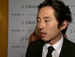 INTERVIEW - Steven Yeun at Fox Searchlight Pictures "I Origins" New York Premiere Presented By Marc By Marc Jacobs Stock Footage