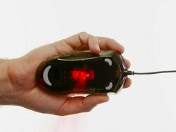 Computer Mouse - From Below (HD PAL 25p) Stock Footage