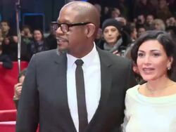 B-ROLL - Forest Whitaker, Dolores Heredia at 'Two Men in Town' Red Carpet at Berlinale Palast on February 7, 2014 in Berlin, Germany. Stock Footage