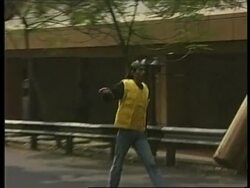 INDONESIA: VIOLENCE AT GOLKAR PARTY ELECTION RALLY News Clip