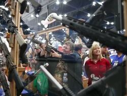 NRA Gathers In Houston For 2013 Annual Meeting Stock Footage