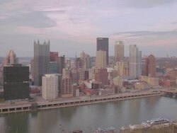 Pittsburgh Skyline Stock Footage