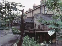 Somewhere Decent to Live 1967 part 2 - mother and children at home in terrible living conditions Stock Footage
