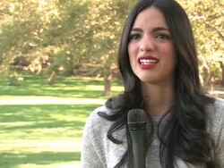 Adriana Louise on her mother and 'The Voice' Stock Footage