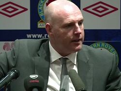 Blackburn 4-3 Arsenal post match interviews Stock Footage