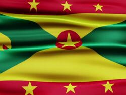 Flag of Grenada Stock Footage