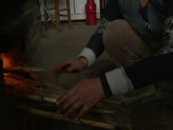 Rural Chinese village and agriculture scenes. News Clip