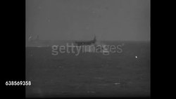 World War II: planes landing on aircraft carrier in Pacific Theater during World War II News Clip