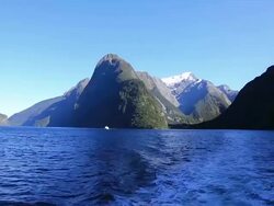 HD Video of Milford Sound, New Zealand Stock Footage