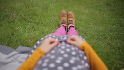 Funny feet Stock Footage