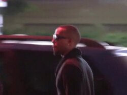 B.o.B (Bobby Ray Simmons, Jr.)Â departs from DBA inÂ West Hollywood Stock Footage