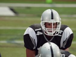 SLO MO, CU, FOCUSING, American football players in action, Staten Island, New York, USA Stock Footage