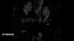 Franklin Roosevelt and Harry Woodring at Annual Governors' Conference in Richmond, VA News Clip
