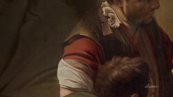 Caravaggio - The Supper at Emmaus Stock Footage