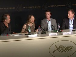 INTERVIEW: Jodie Foster on being an Actor/Director, her process, the challenges at the The Beaver Press Conference: 64th Cannes Film Festival at Cannes . (Footage by WireImage Video/GettyImages) Stock Footage