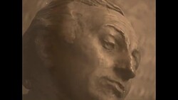 The Meeting of the Waters Statues Stock Footage