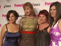 Marcia Gay Harden, Melissa Rosenberg, Shannon Scott, and Mary Murcko at the Prevention Magazine's 1st Annual Hollywood Heroes Soiree at Beverly Hills CA. (Footage by WireImage Video/GettyImages) Stock Footage