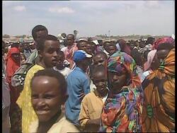 Somalia - Media Attacked, Aidid Supporters Protest News Clip