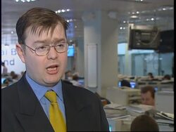 UK: LONDON: TRADERS GET USED TO NEW EURO CURRENCY News Clip