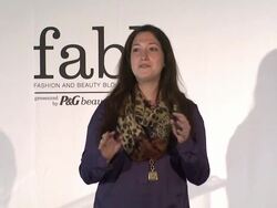 SPEECH: Randi Zuckerberg at Lucky Magazine Hosts First Ever West Coast FABB: Fashion And Beauty Blog Conference Stock Footage