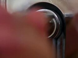 Macro Keys Opening Front Doors (Multi-Shots with Audio) Stock Footage