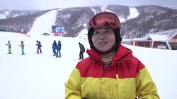 VOICED : Snow business: empty slopes at N.Korea's ski resort News Clip