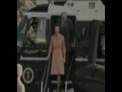 SYND 12 10 74 BETTY FORD HOME FROM HOSPITAL AFTER BREAST CANCER TREATMENT News Clip